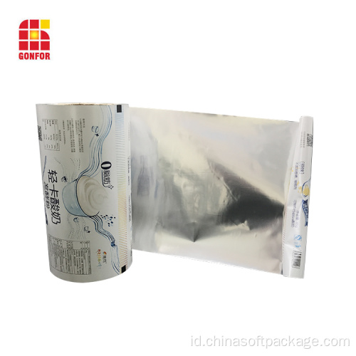 Aluminium Foil Rollstock Film Untuk Pemula Yoghurt